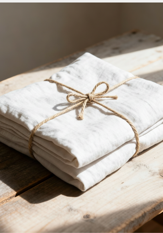 Flauschige Kissenbezüge aus Leinen