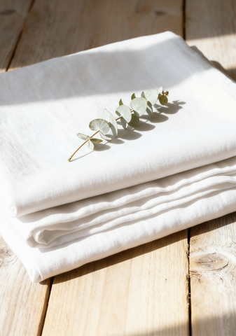 Flauschige Kissenbezüge aus Leinen