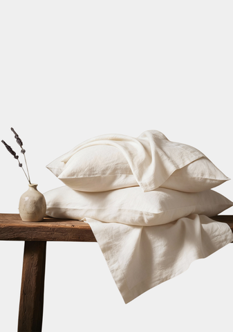 Flauschige Kissenbezüge aus Leinen