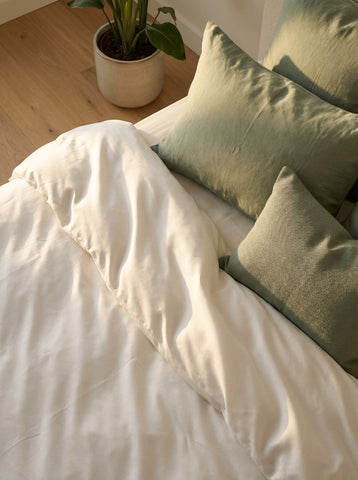 Flauschiger Bambus-Bettbezug